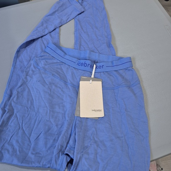 Icebreaker Pants - Icebreaker Merino Wool Leggings Womens Small Blue 200 ZoneKnit Base Layer Vented